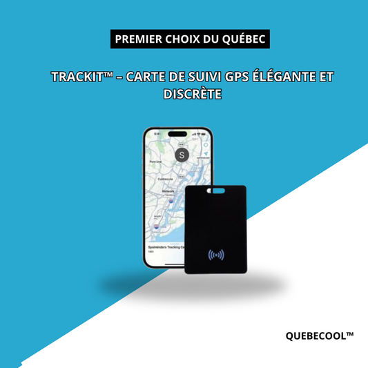 Trackit™ – Carte de Suivi GPS Élégante et Discrète