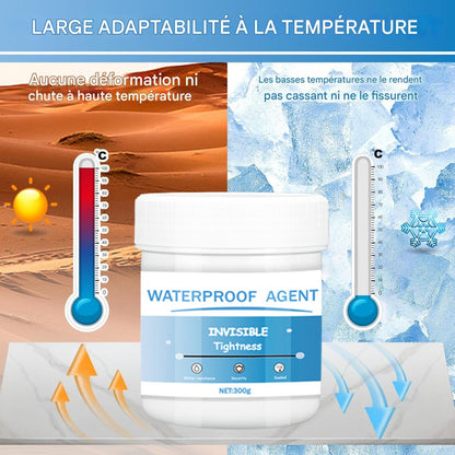 AquaSeal™ – Colle Imperméabilisante Transparente et Durable