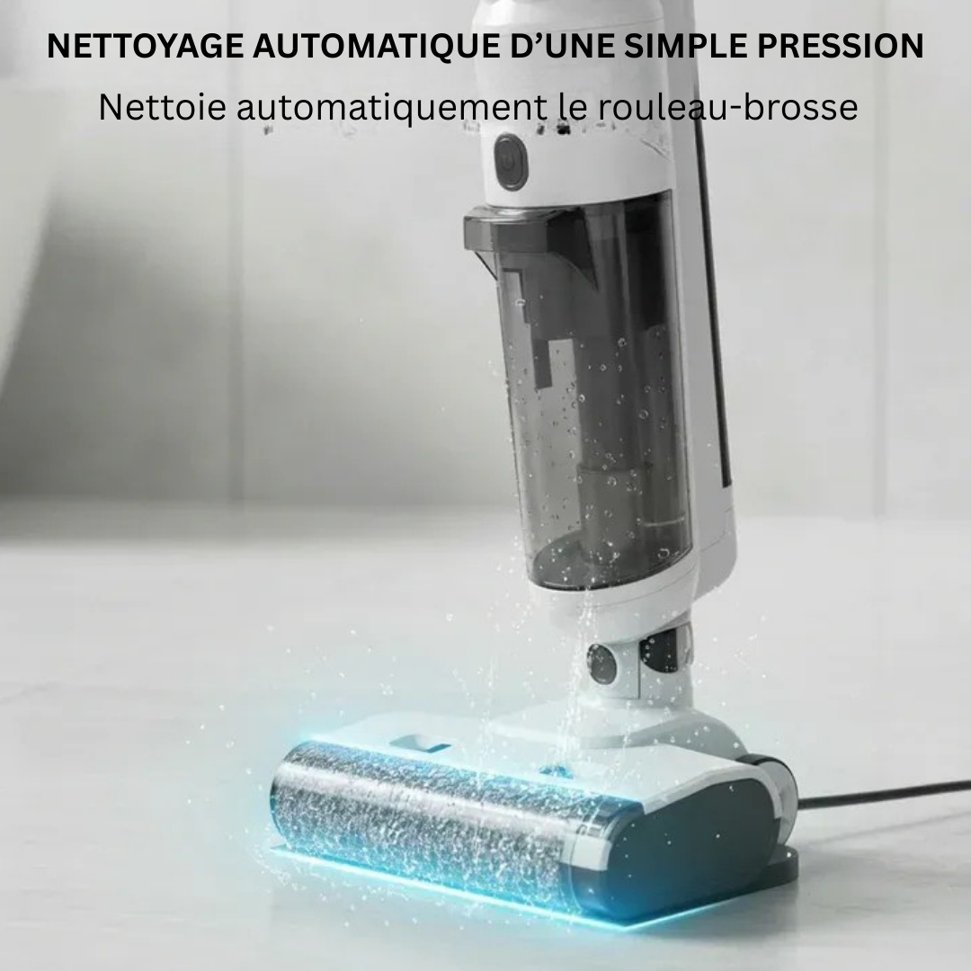 HydraPure™ – Aspirateur-Laveur 3-en-1 Sans Fil