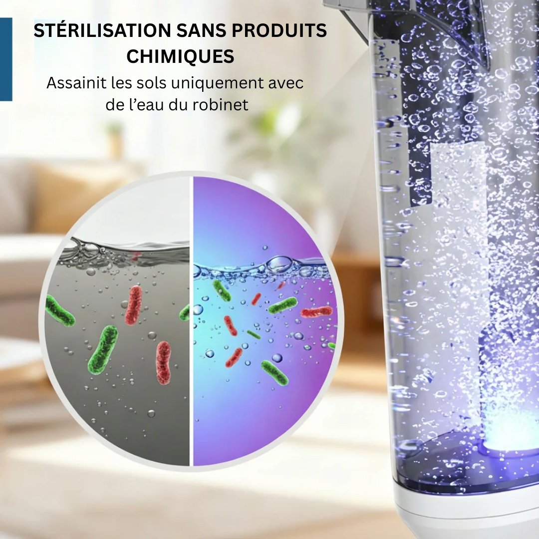 HydraPure™ – Aspirateur-Laveur 3-en-1 Sans Fil