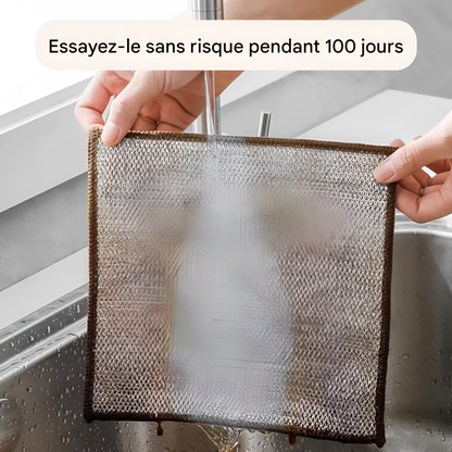 ÉcoBrill™ – Lingette Réutilisable Anti-Rayure & Écologique