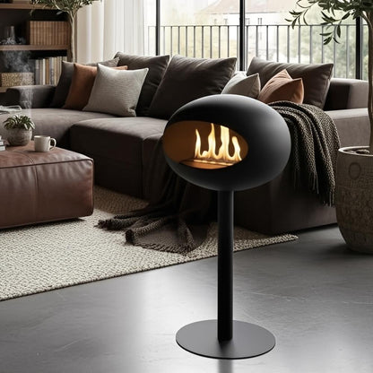FoyerNord™ — Cheminée Décorative Sans Conduit | Flamme Réelle