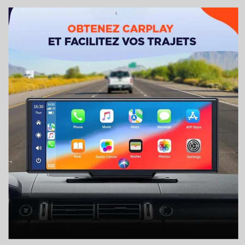 Écran multimédia Android et Carplay compatible avec toutes les voitures