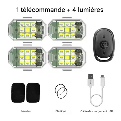 Lumière Stroboscopique LED 7 Modes – Performance et visibilité maximale