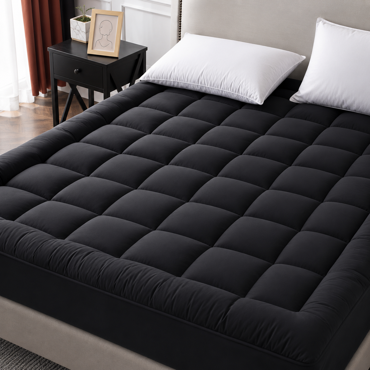 Surmatelas Québecool™ Resort Luxe — Confort Hôtel & Fraîcheur Toute la Nuit