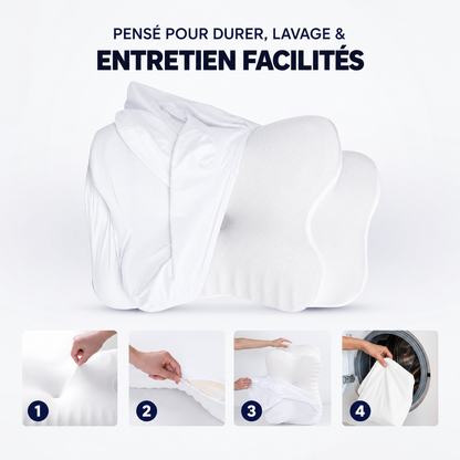 NuvaRest™ 3.0 – Oreiller Ergonomique Cervical Rafraîchissant