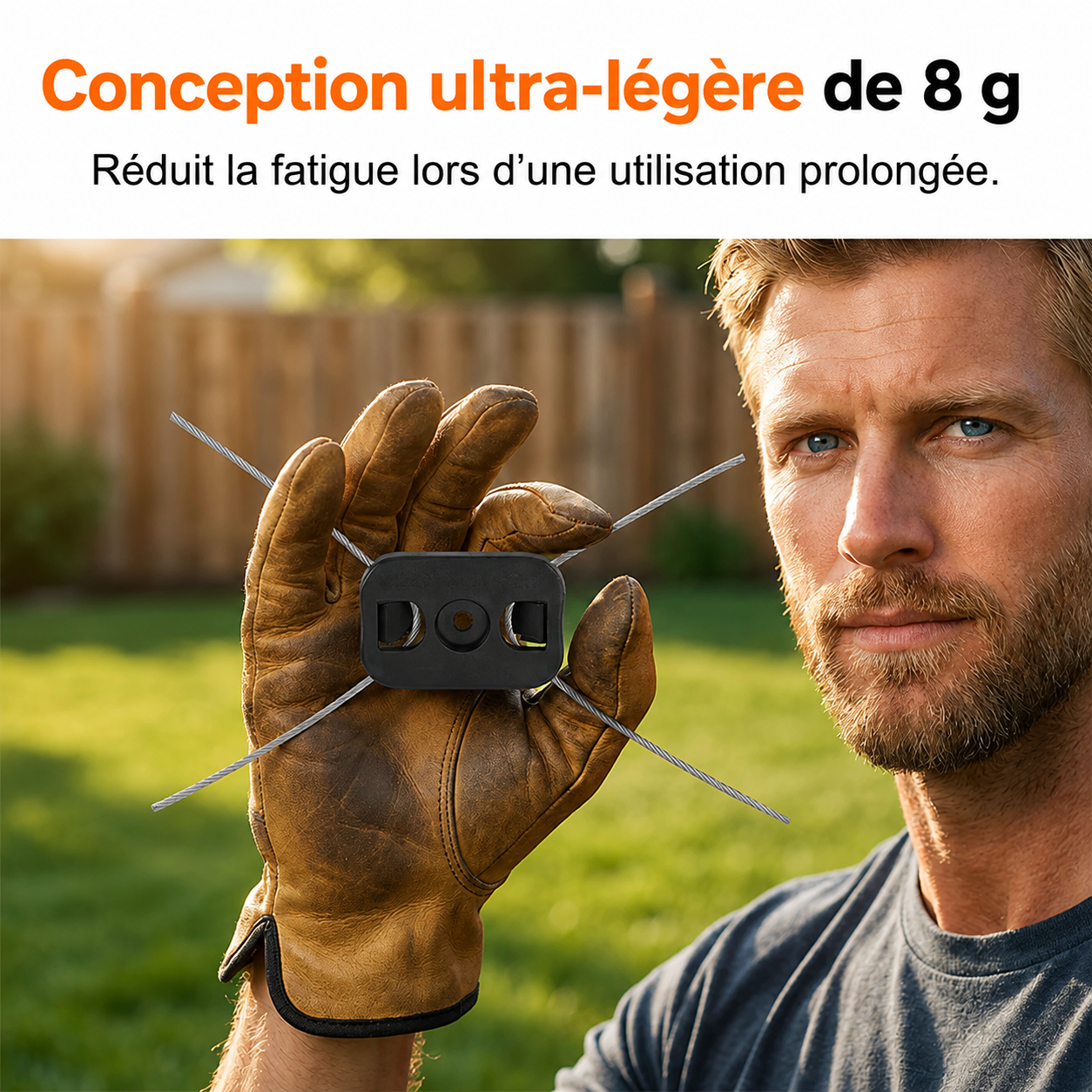 TerraSteel™ – Tête de débroussailleuse à fils d’acier ultra-résistants