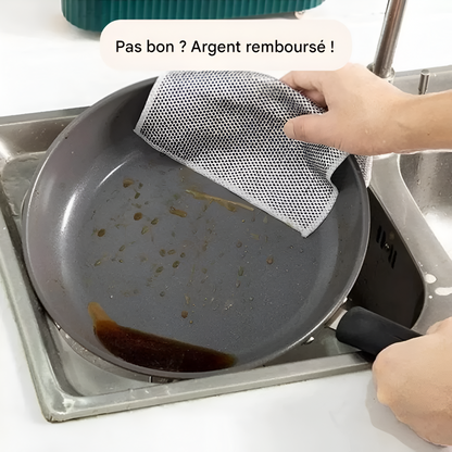 ÉcoBrill™ – Lingette Réutilisable Anti-Rayure & Écologique