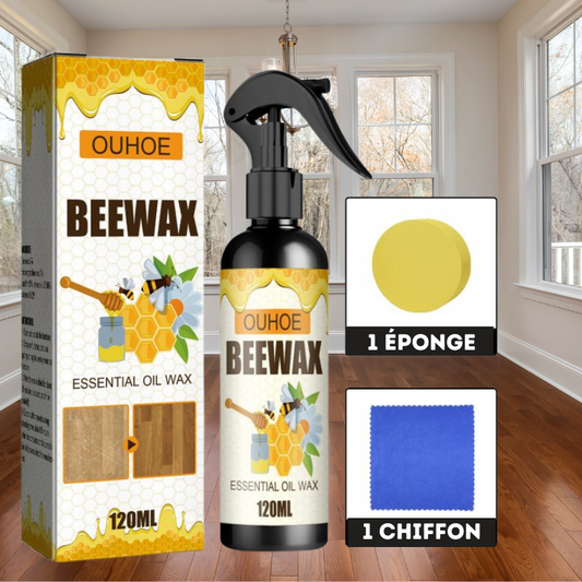 Spray de Cire d'Abeille pour Meubles 100% naturel