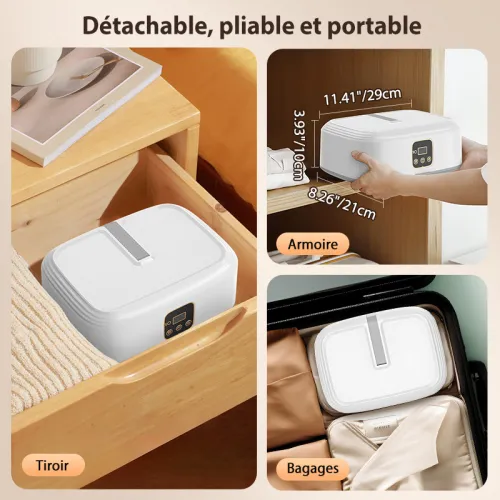 Sécheuse Portable Compacte – Séchage Rapide et Gain d’Espace