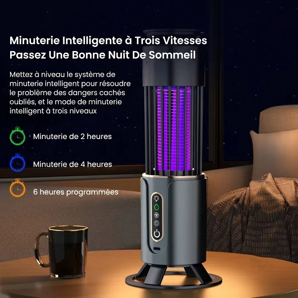 Noxéa™ — Piège à moustiques UV avec aspiration silencieuse