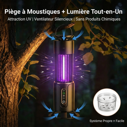 Noxéa™ — Piège à moustiques UV avec aspiration silencieuse