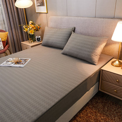 Drap Contour Zippé 2-en-1 - Base Fixe + Drap Amovible