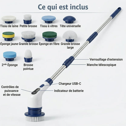 Brosse Nettoyante Spin Pro