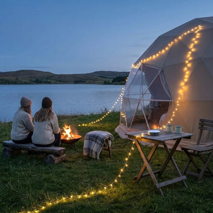 Luméa Nomade™ — Lampe solaire 2-en-1 avec guirlande lumineuse