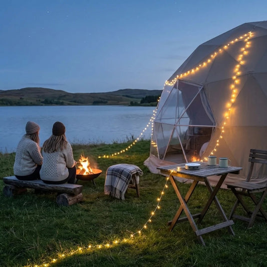 Luméa Nomade™ — Lampe solaire 2-en-1 avec guirlande lumineuse