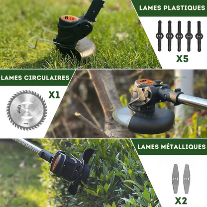 Trimax™ – Taille-Herbe 3-en-1 Sans Fil