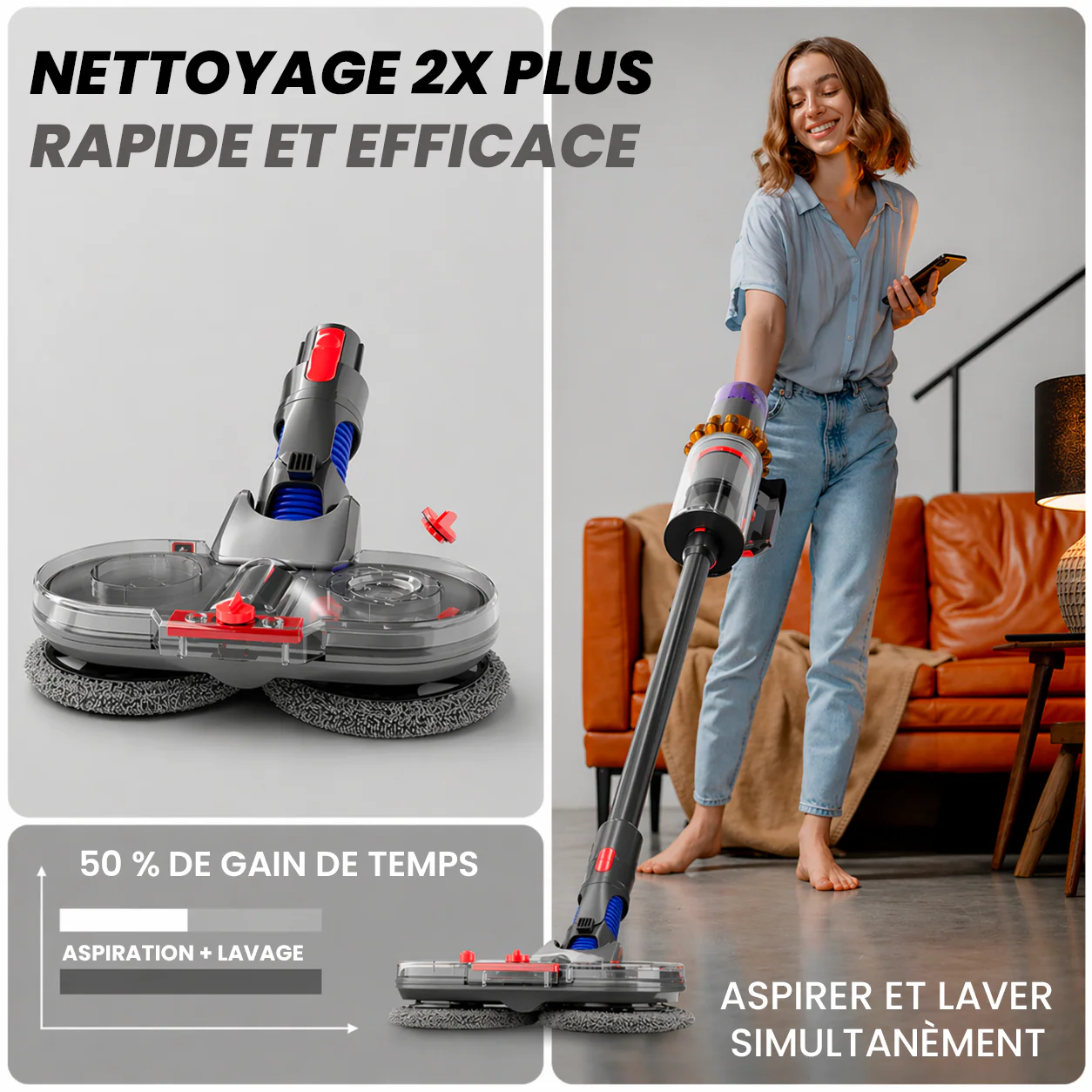 Drwash adapté à votre Dyson (V6 à V15)