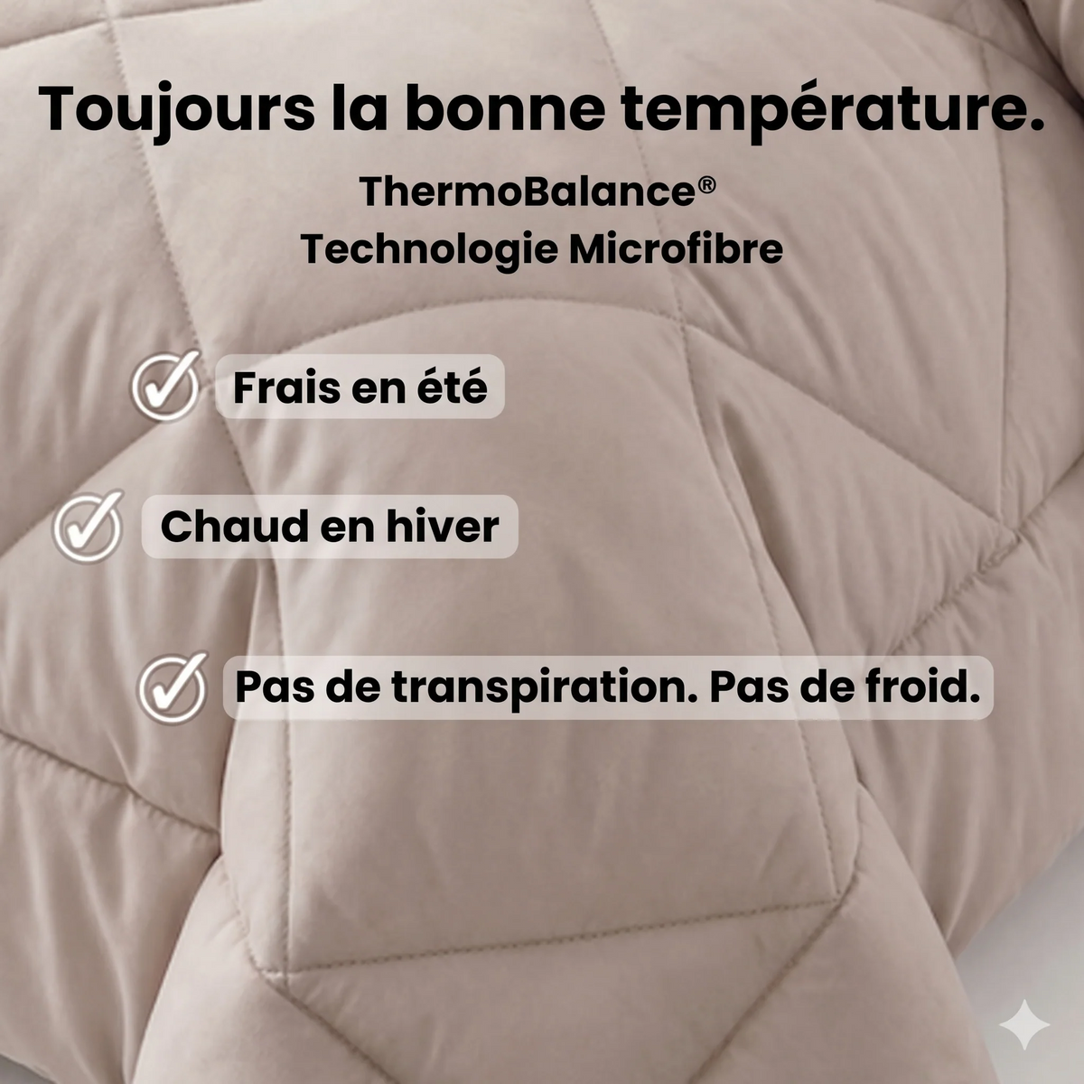 DouxNid™ – Couette Matelassée Ultra-Douce 4 Saisons