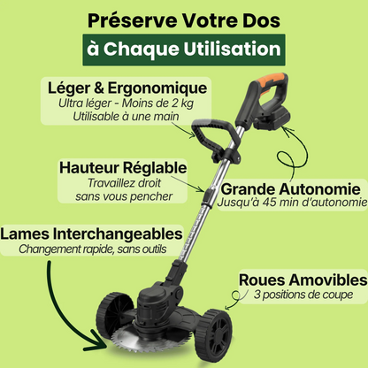 Trimax™ – Taille-Herbe 3-en-1 Sans Fil