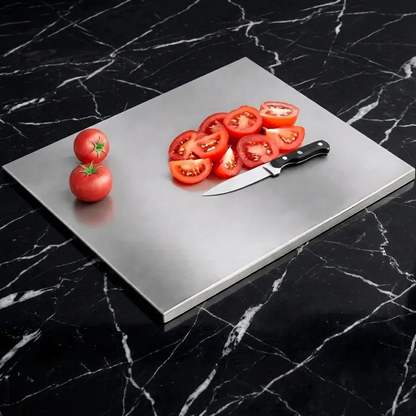 NordikSteel™ – Planche à Découper en Acier Inox Hygiénique