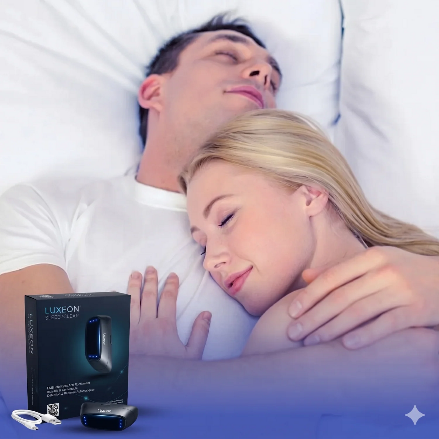 SnoreEase™ — Dispositif anti-ronflement pour des nuits plus paisibles