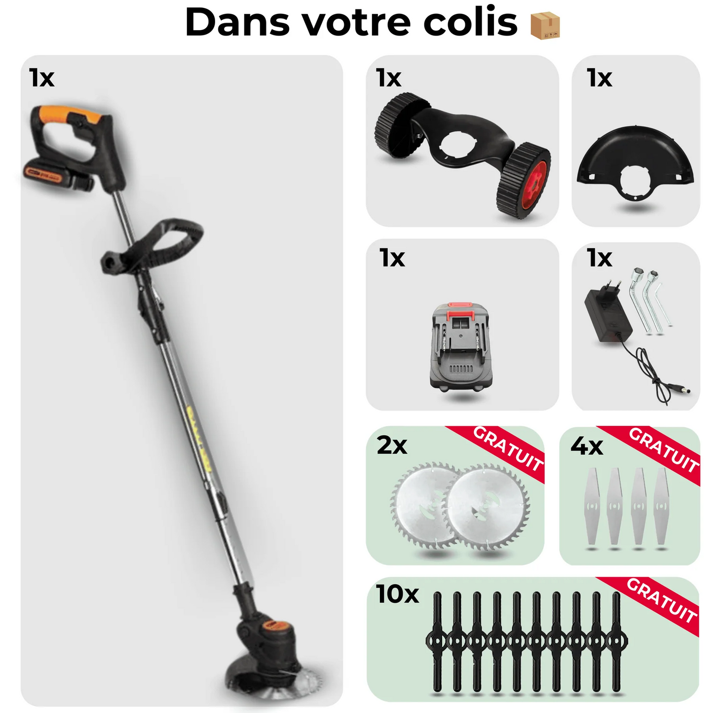 Trimax™ – Taille-Herbe 3-en-1 Sans Fil