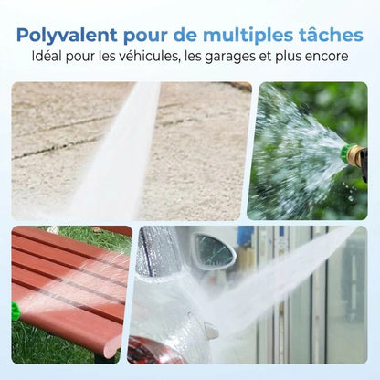 HydroForce™ — Pistolet Haute Pression 4000 PSI avec 5 Buses