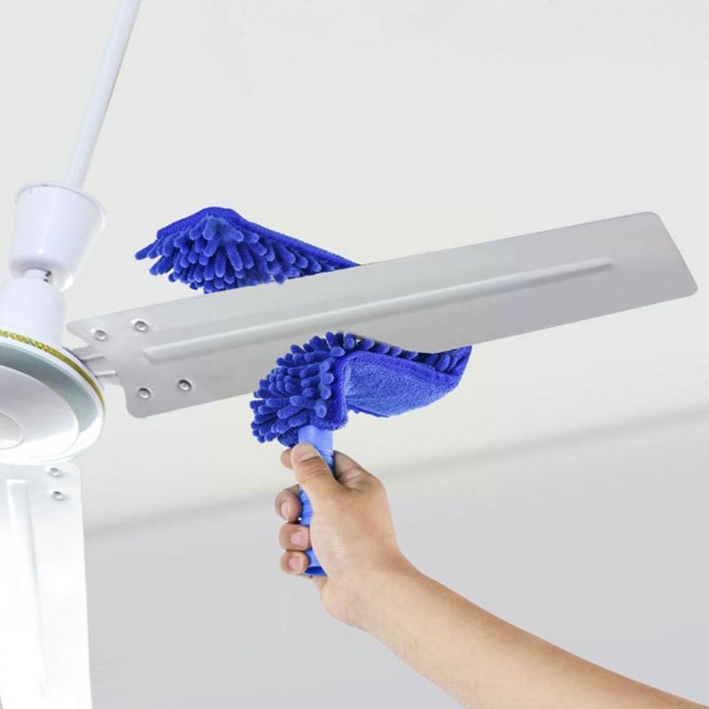 Balai pour plafond à double Brosse en Microfibre