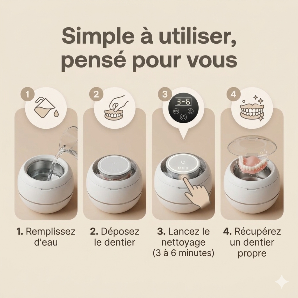 Dentaclean ™ Nettoyeur à ultrasons dentaire
