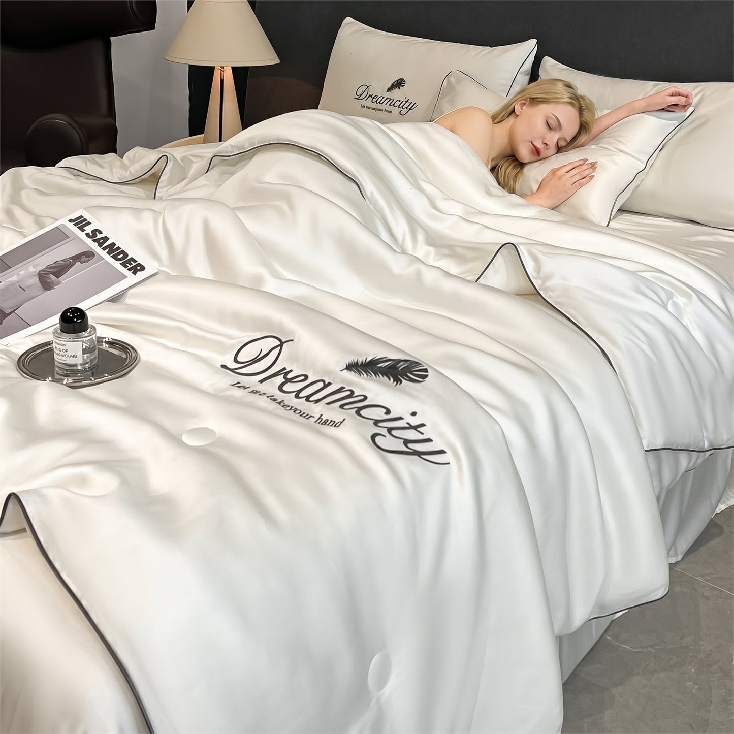 Glacéa™ – Couette Fraîche Brodée Premium