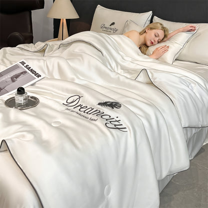 Glacéa™ – Couette Fraîche Brodée Premium