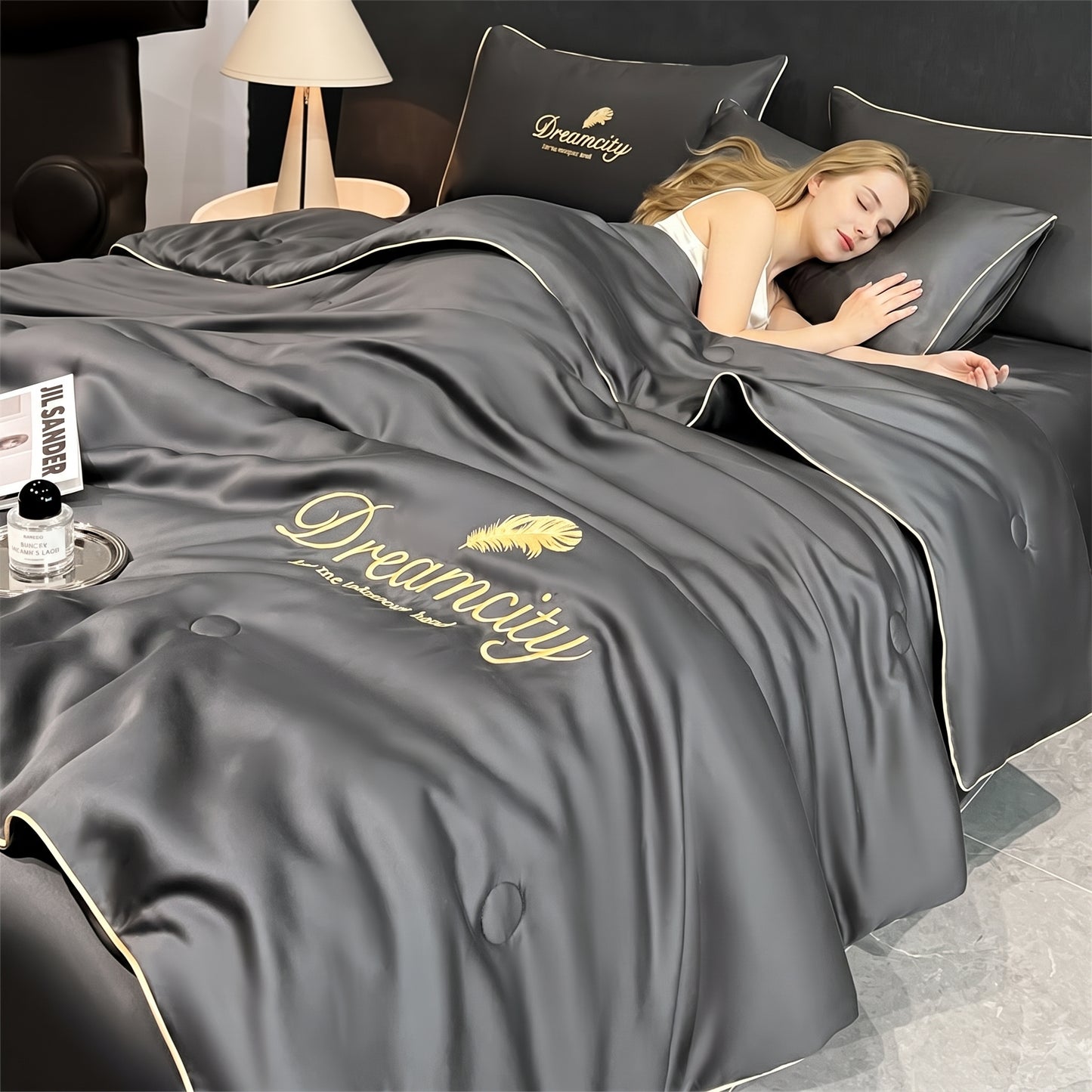 Glacéa™ – Couette Fraîche Brodée Premium