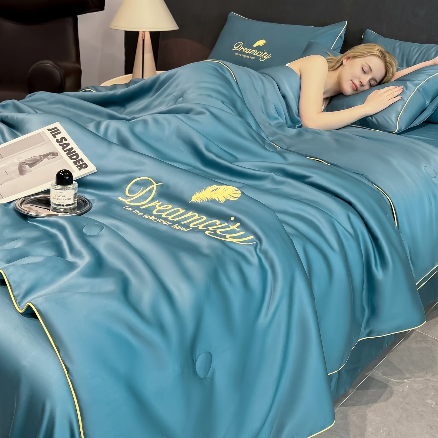 Glacéa™ – Couette Fraîche Brodée Premium