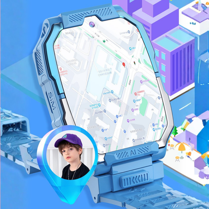 kiumo™ Pro 4G — Montre connectée enfant avec GPS, appels vidéo & bouton SOS