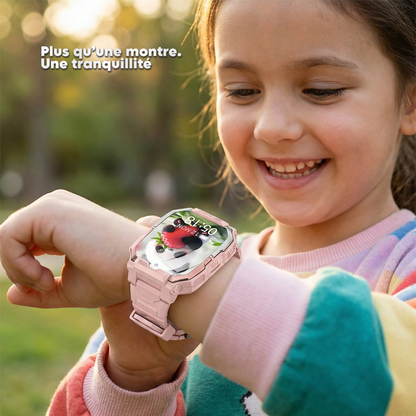 kiumo™ Pro 4G — Montre connectée enfant avec GPS, appels vidéo & bouton SOS