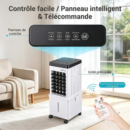 NordFrais Airéo™ | Rafraîchisseur d’air mobile 3-en-1