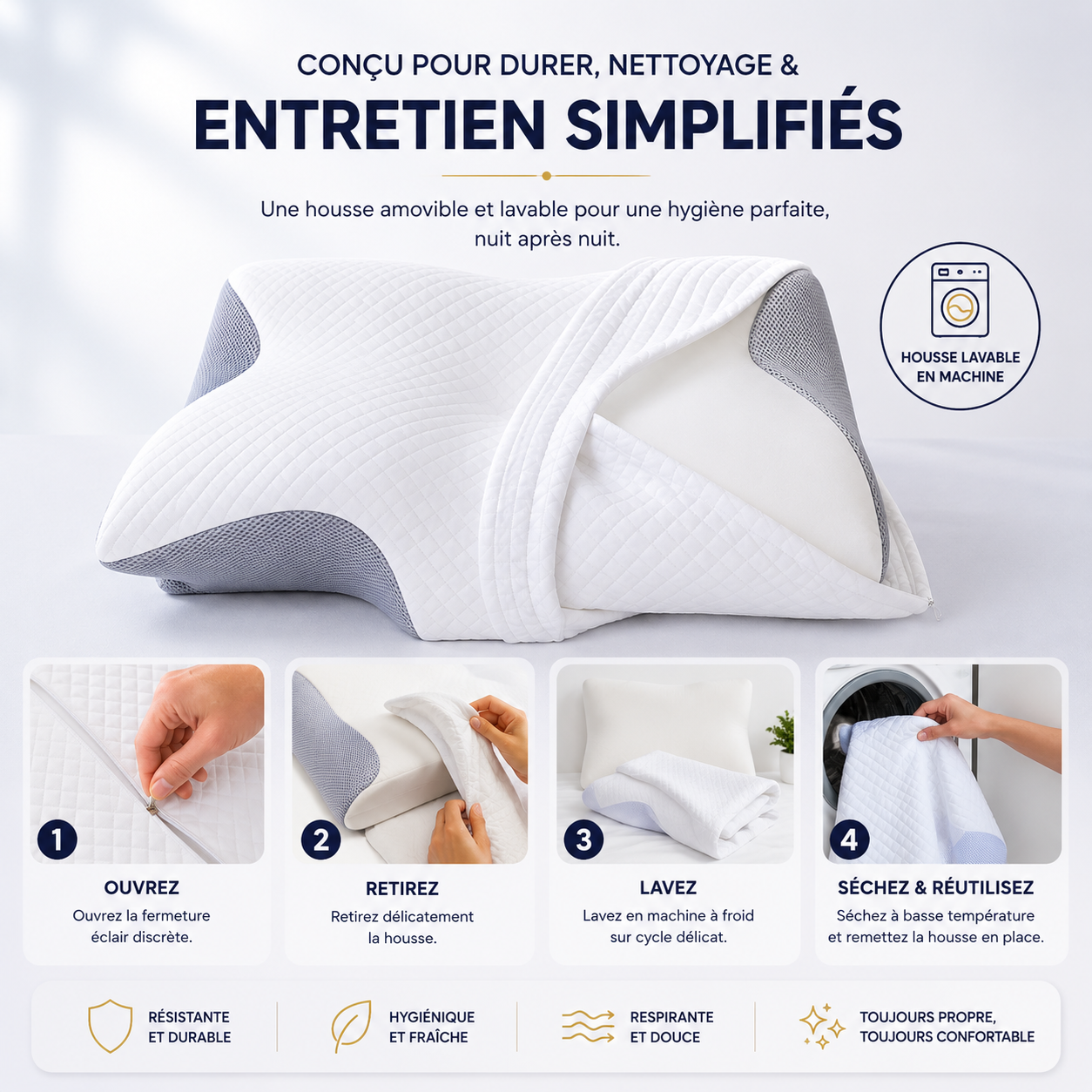 AYOS™ — Oreiller cervical ergonomique