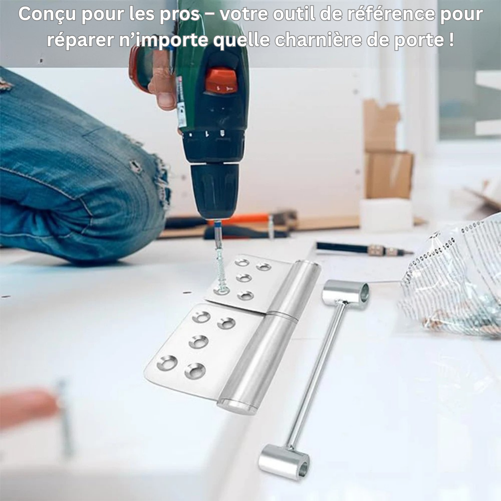 PorteAlign™– Outil de Réglage Rapide pour Charnières de Porte