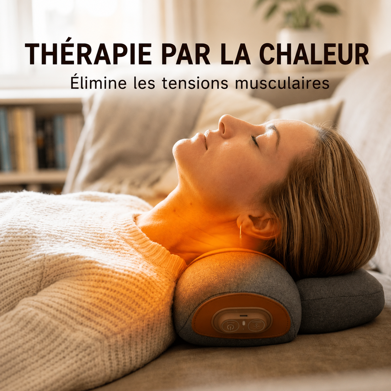 Nuvéria™ — Coussin de relaxation cervicale ergonomique