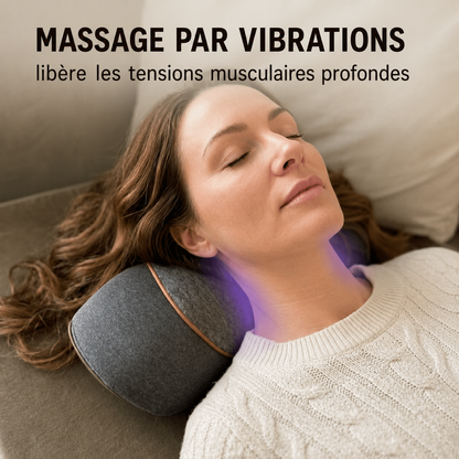 Nuvéria™ — Coussin de relaxation cervicale ergonomique