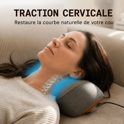 Nuvéria™ — Coussin de relaxation cervicale ergonomique