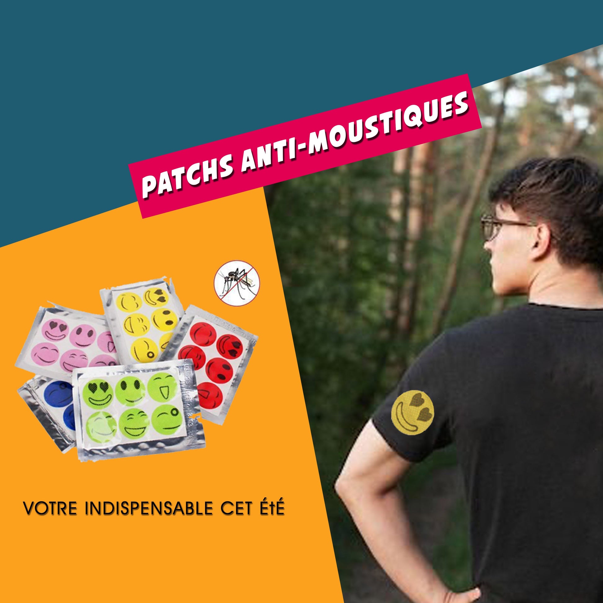Patchs Anti-Moustiques - Formule Naturelle Pour les enfants et les adu –  Quebecool